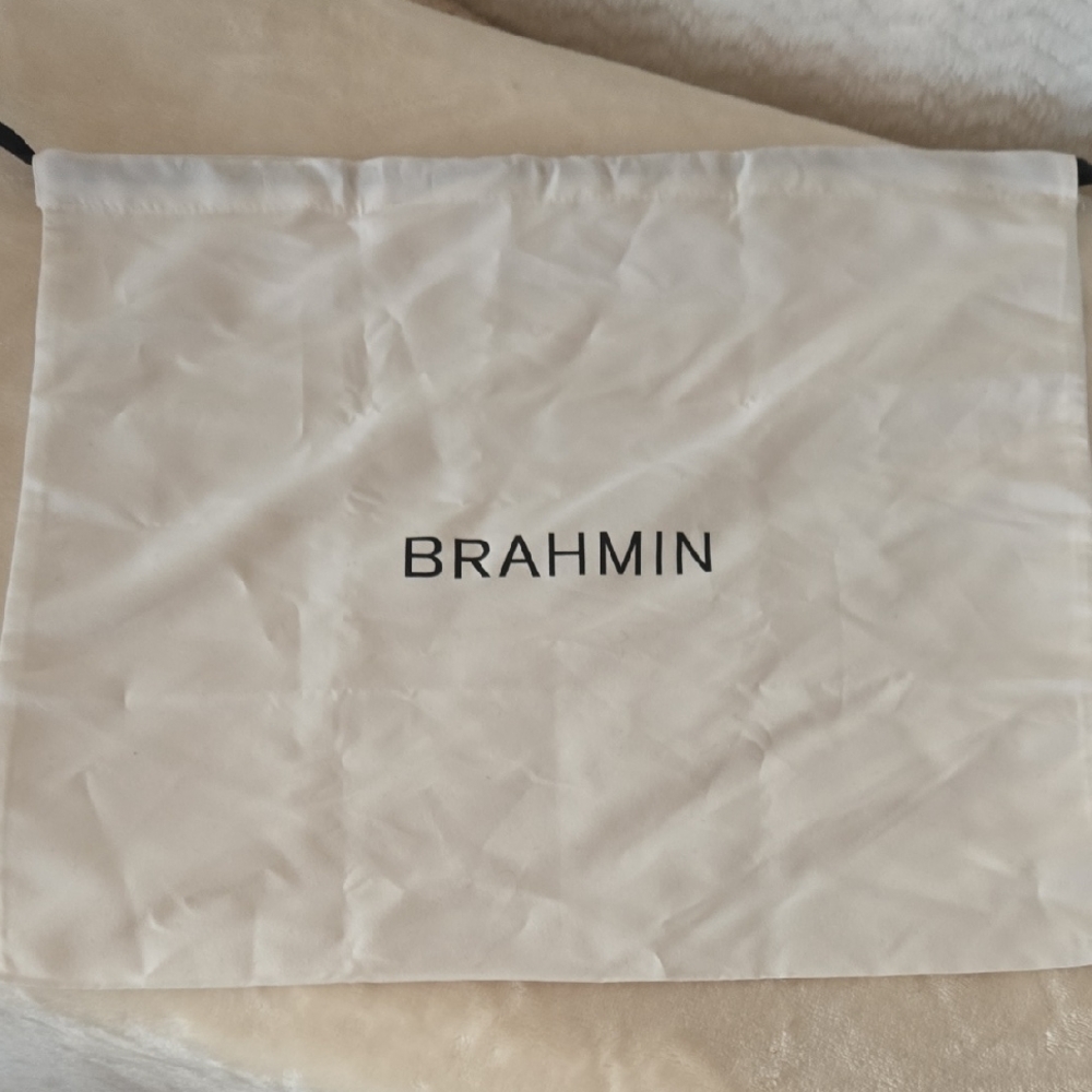 Brahmin White Dust Bag